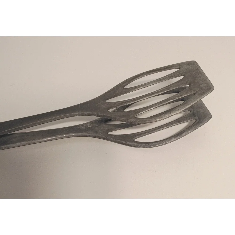 Vintage Westmark Duetto Aluminum Tongs Spatula Set Germany Multi Tool German